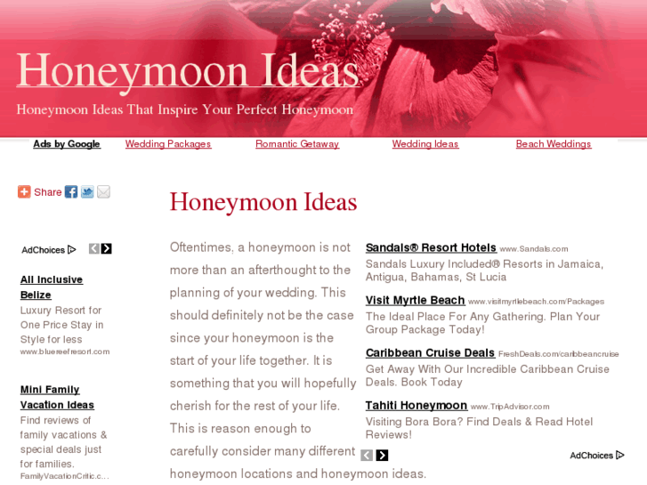 www.honeymoonideas.biz