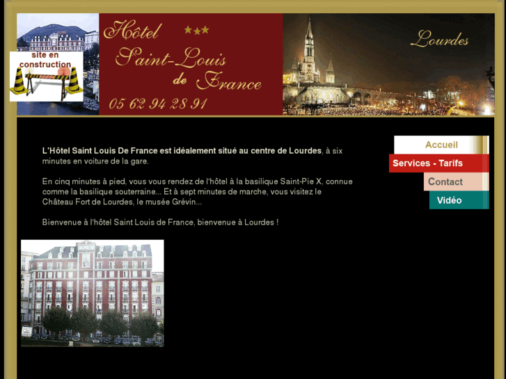 www.hotel-lourdes-saint-louis-de-france.com