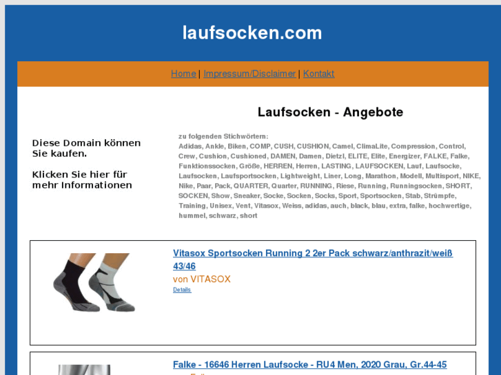 www.laufsocken.com