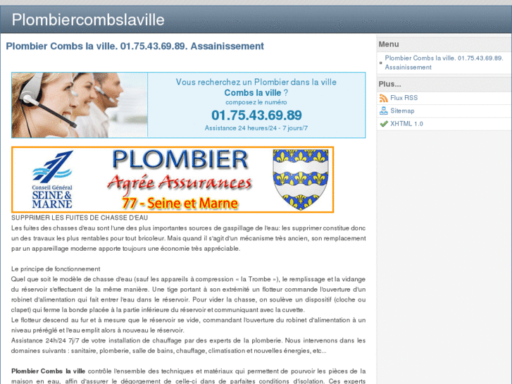 www.plombiercombslaville.com