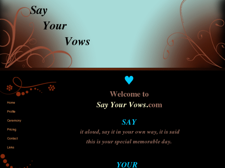 www.sayyourvows.com