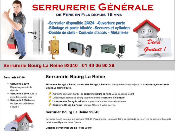 www.serrureriebourglareine.com