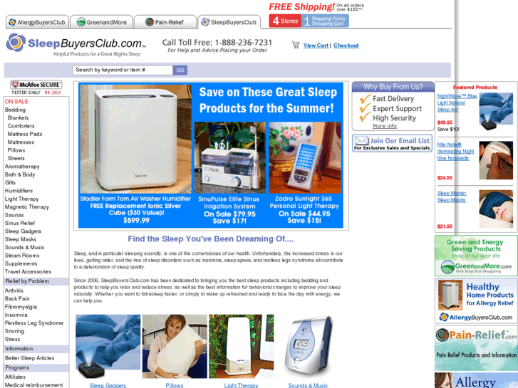 www.sleepbuyersclub.org