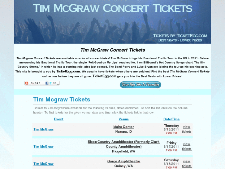 www.timmcgrawconcerttickets.net