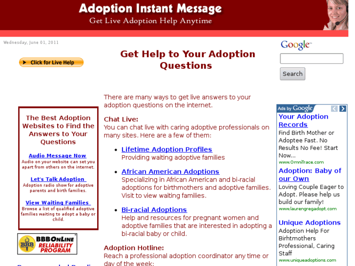 www.adoptioninstantmessage.com