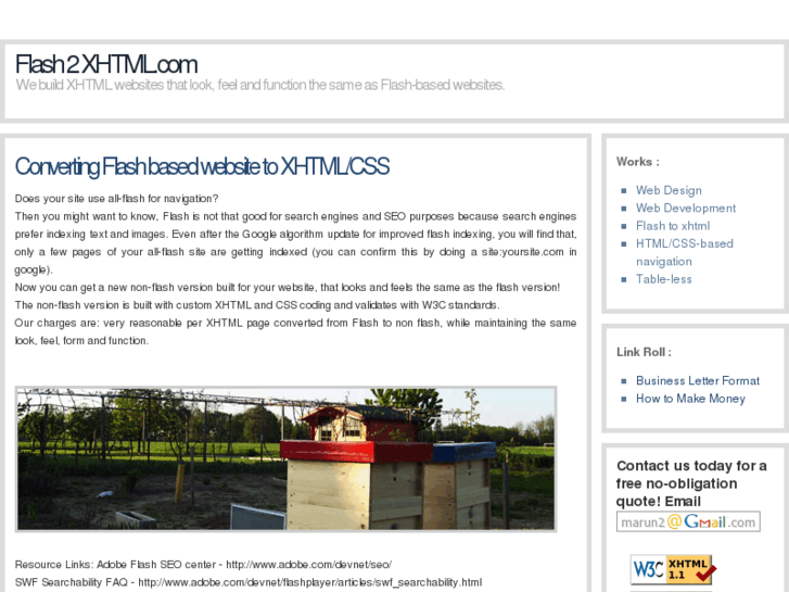 www.flash2xhtml.com
