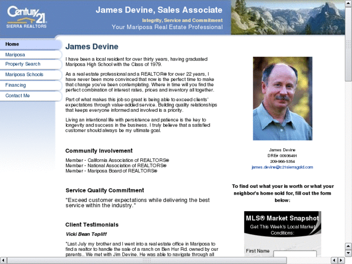 www.jamesdevinerealtor.com