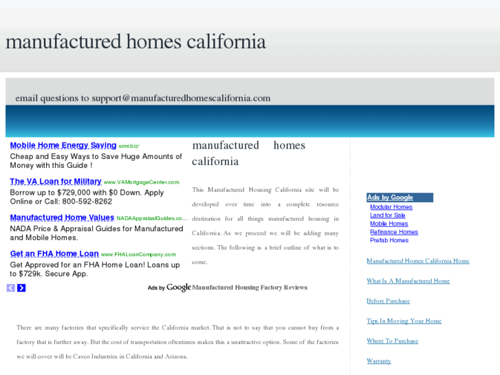 www.manufacturedhomescalifornia.com