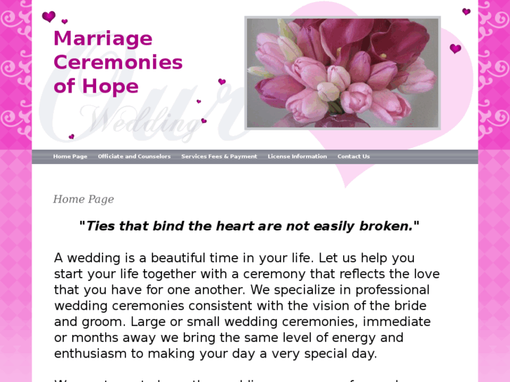 www.marriageceremoniesofhope.com