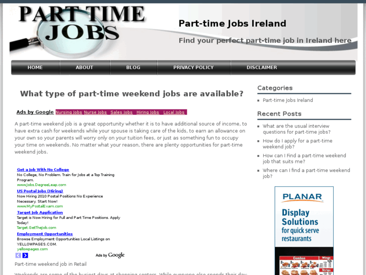 www.parttimejobsireland.com