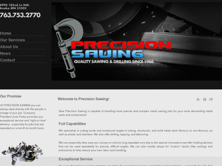 www.precisionsawinginc.com