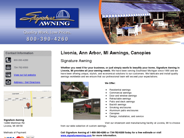 www.residentialcommercialawnings.com