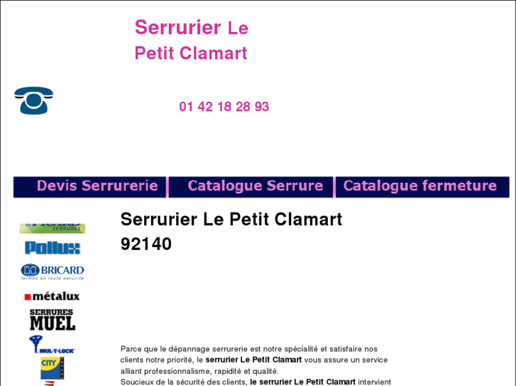 www.serrurierlepetitclamart.net