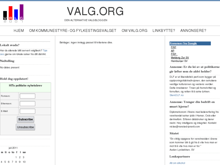 www.valg.org