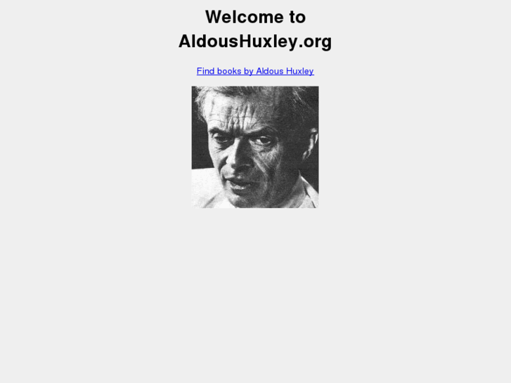 www.aldoushuxley.org