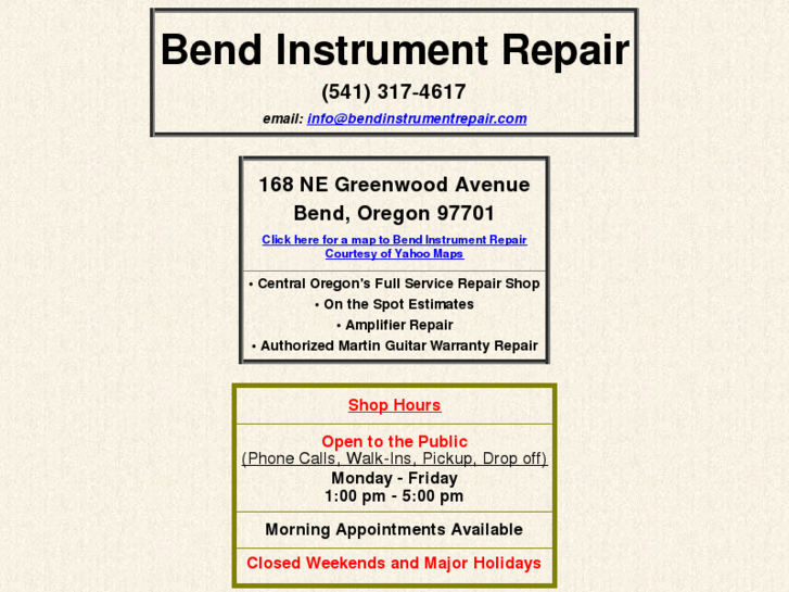 www.bendinstrumentrepair.com