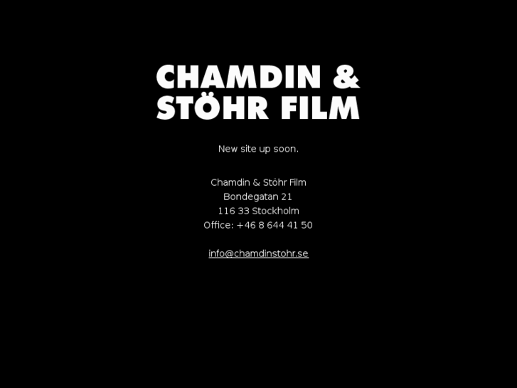 www.chamdinstohr.se