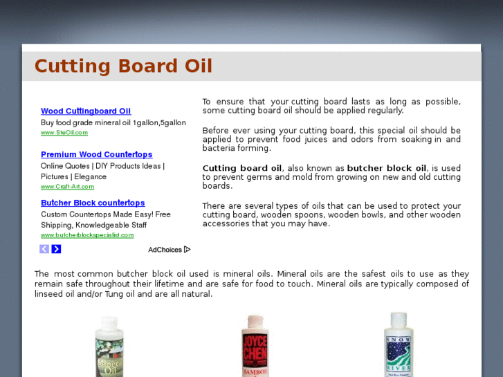 www.cuttingboardoil.com