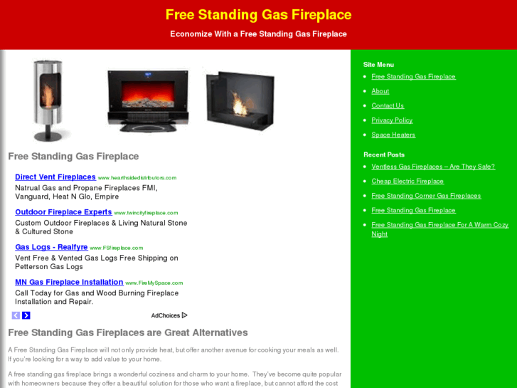 www.freestandinggasfireplace.com