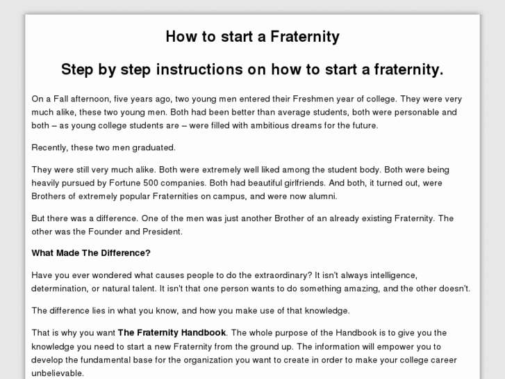 www.howtostartafraternity.com