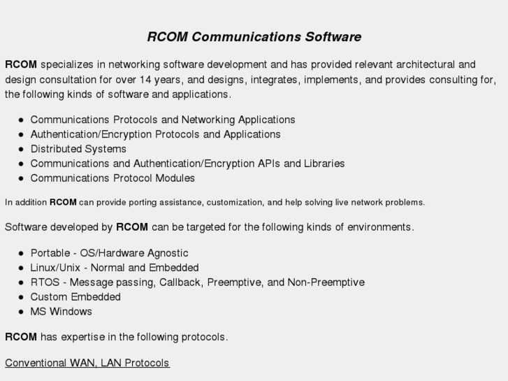 www.rcom-software.com