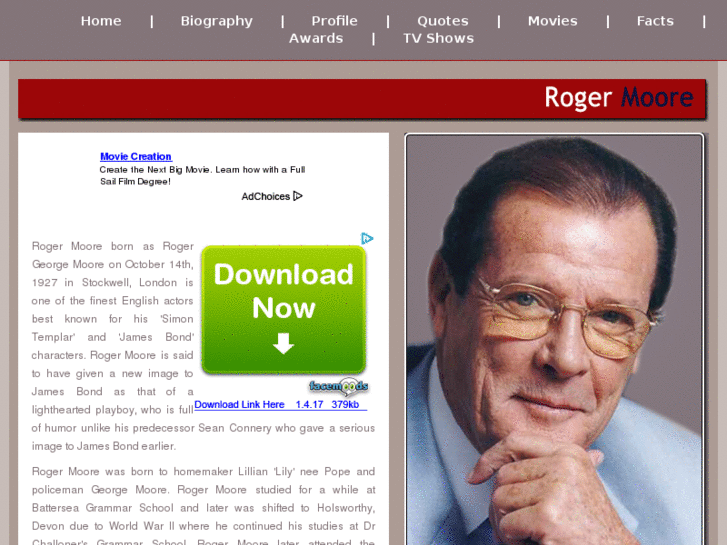 www.rogermoore.org