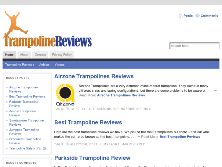 www.trampoline-reviews.net