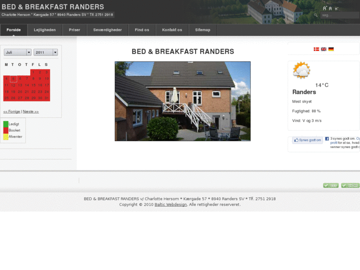 www.bedandbreakfast-randers.com