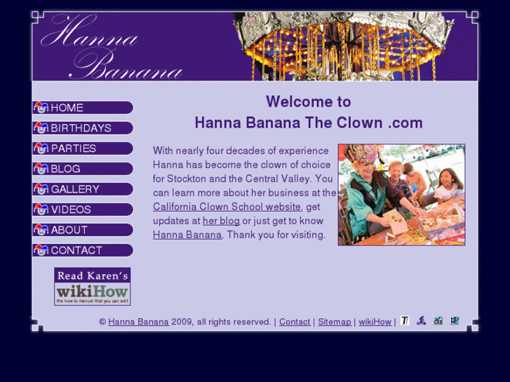 www.hannabananatheclown.com