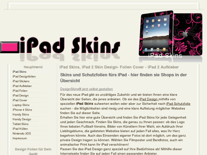 www.ipad-skins.de