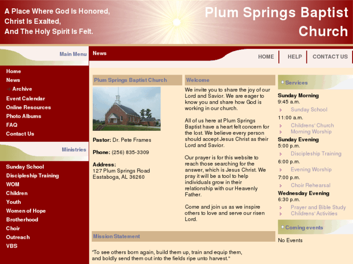 www.plumspringsbaptist.org