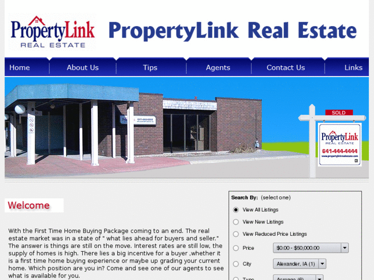 www.property1linkrealestate.com