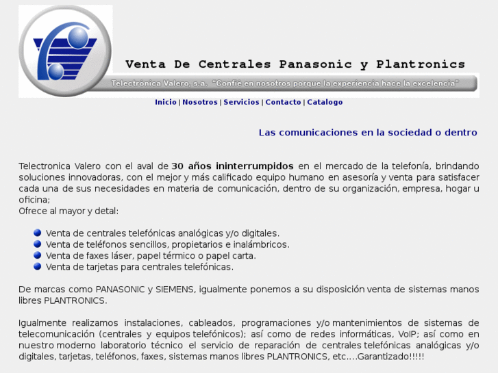 www.venta-centrales-panasonic-plantronics.com