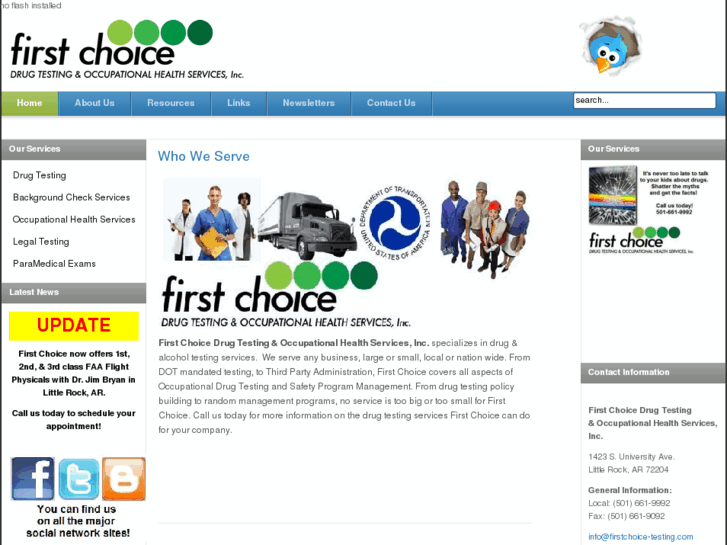 www.1stchoicetesting.com