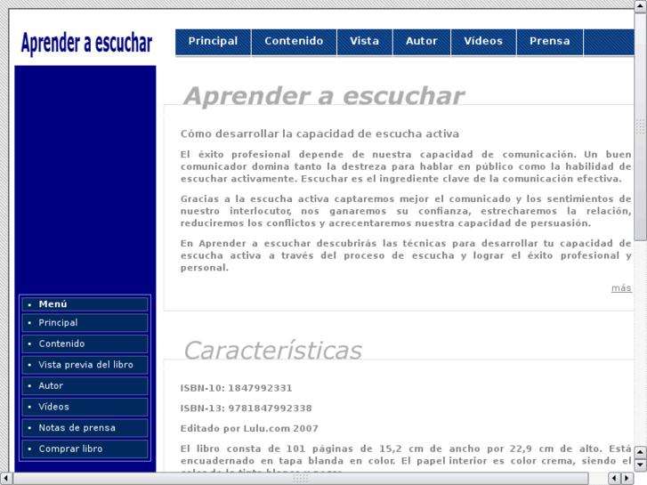 www.aprenderaescuchar.es