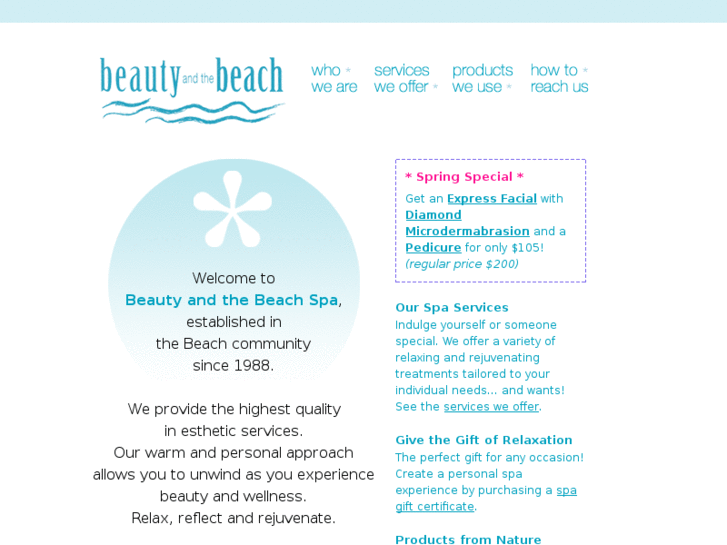 www.beautyandthebeachspa.com