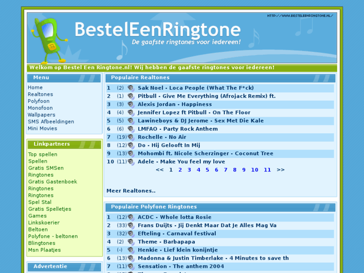 www.besteleenringtone.nl