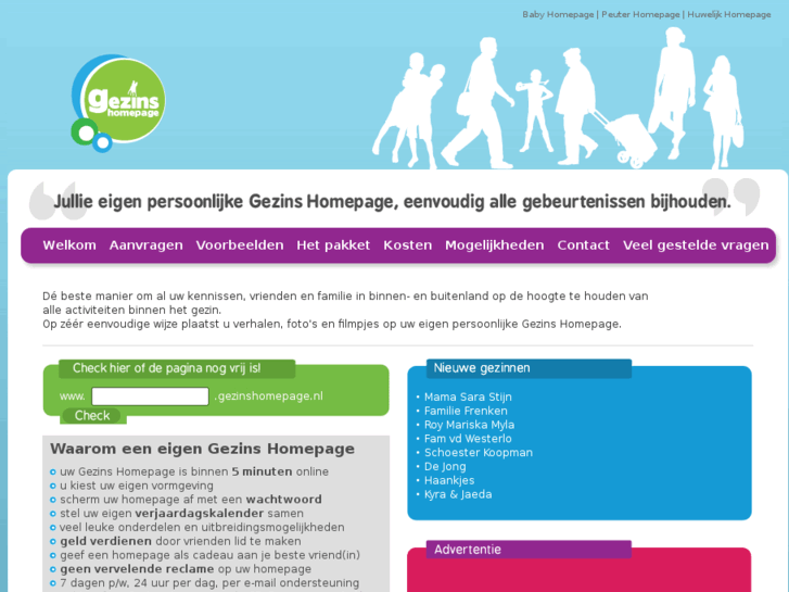 www.gezinshomepage.nl