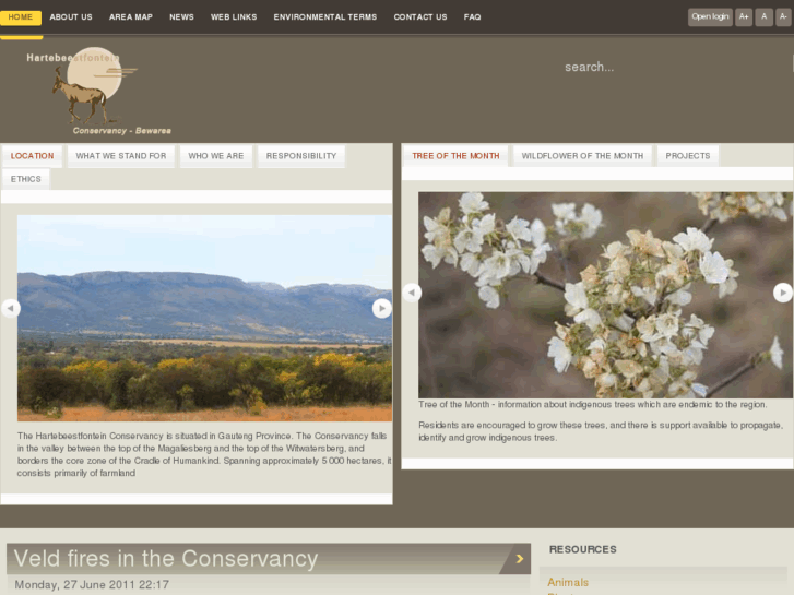 www.hartebeestfonteinconservancy.org.za