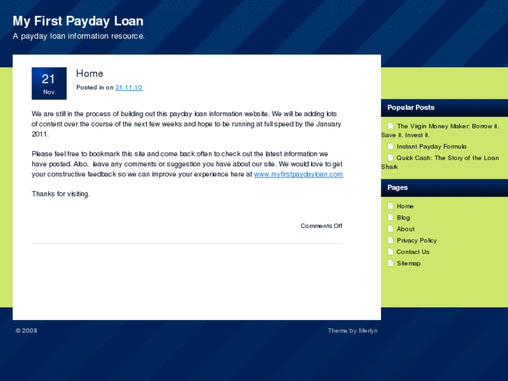 www.myfirstpaydayloan.com