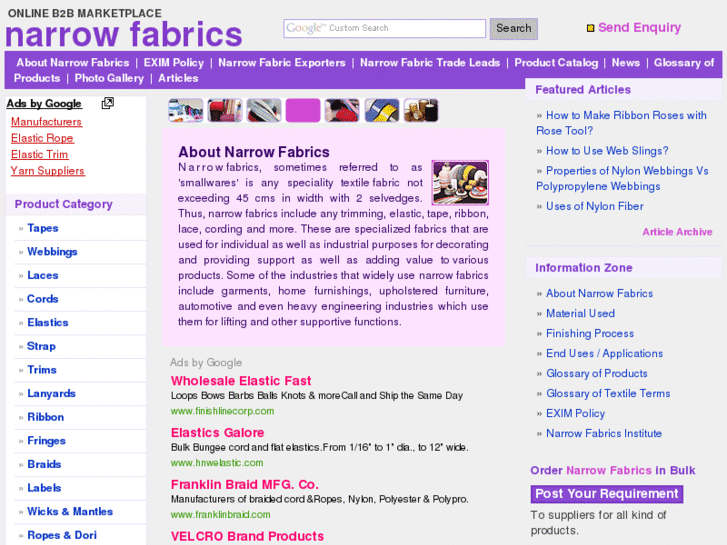 www.narrow-fabrics-manufacturers.com