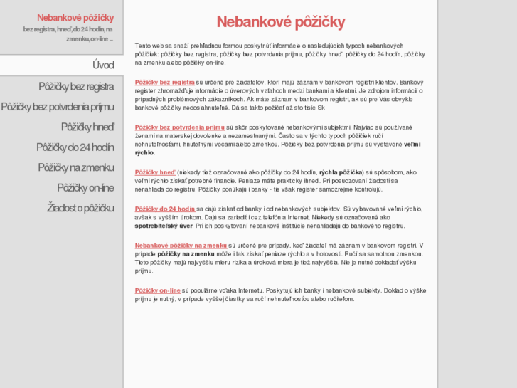 www.nebankove-pozicky.sk