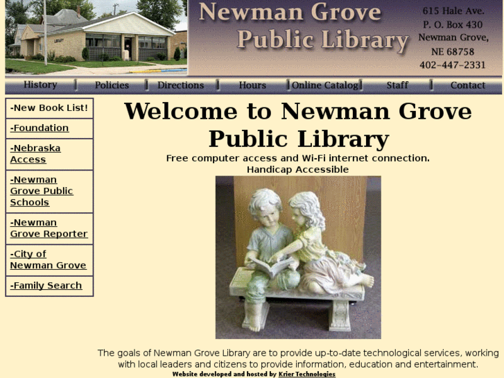 www.newmangrovelibrary.org