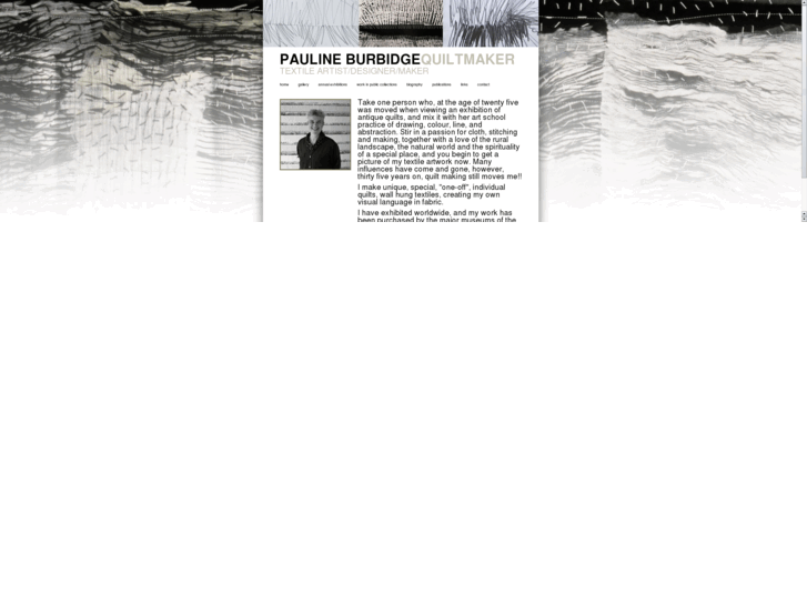 www.paulineburbidge-quilts.com