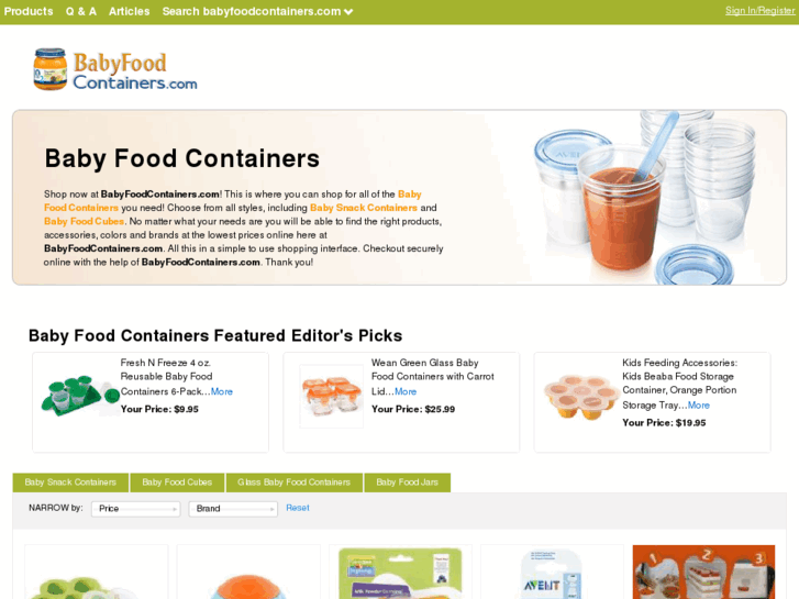 www.babyfoodcontainers.com