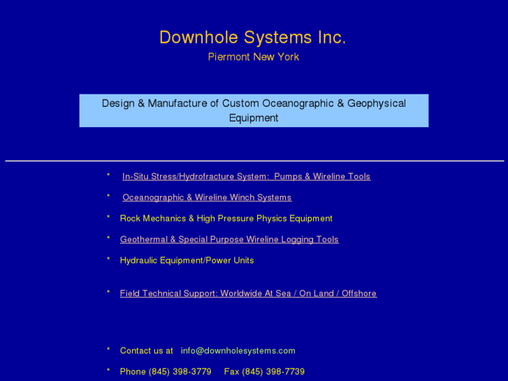 www.downholesystems.com