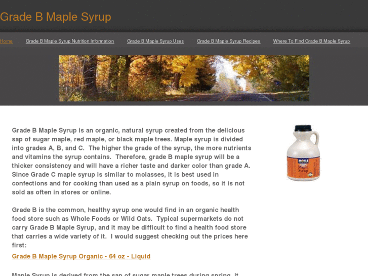 www.grade-b-maple-syrup.com