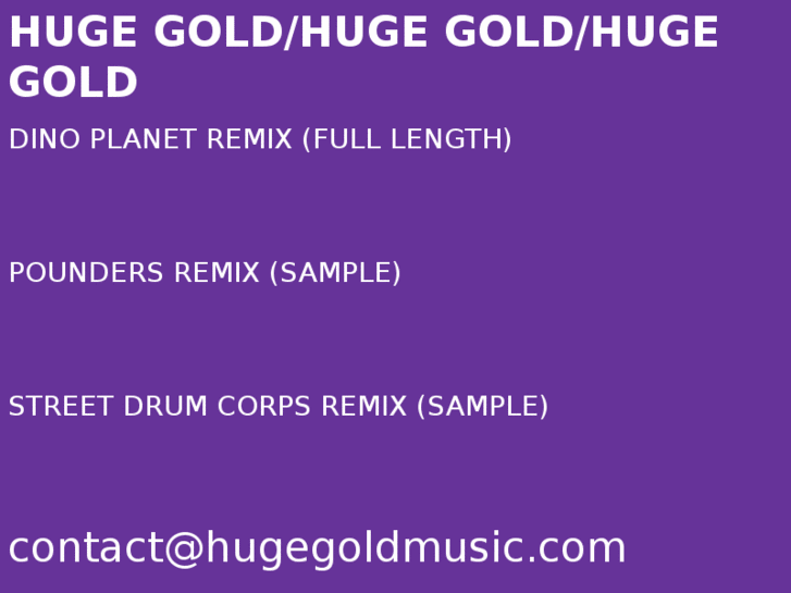 www.hugegoldmusic.com