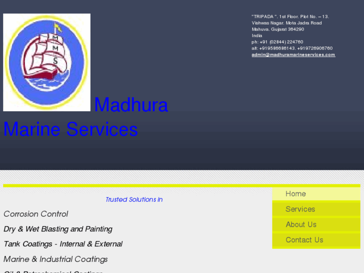 www.madhuramarineservices.com