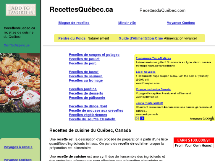 www.recettesquebec.ca